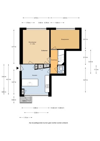 Floorplan - Jadelaan 17, 3523 CS Utrecht